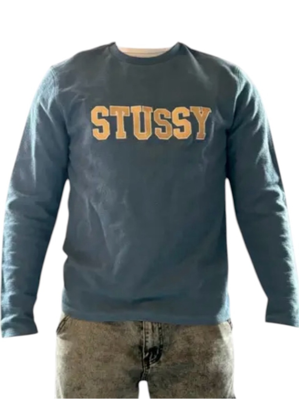 STUSSY, Textured Sweatshirt